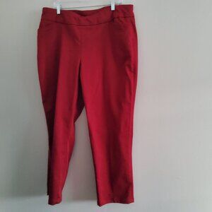 Red Women's dress pants